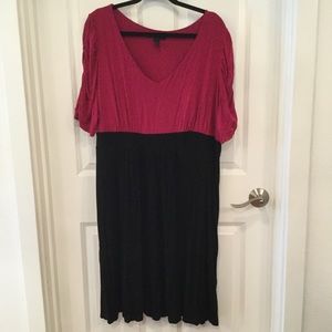 Rouched Sleeve Knit Dress